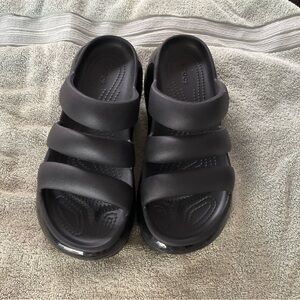 Women’s Crocs sandals.